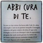 abbi cura di te