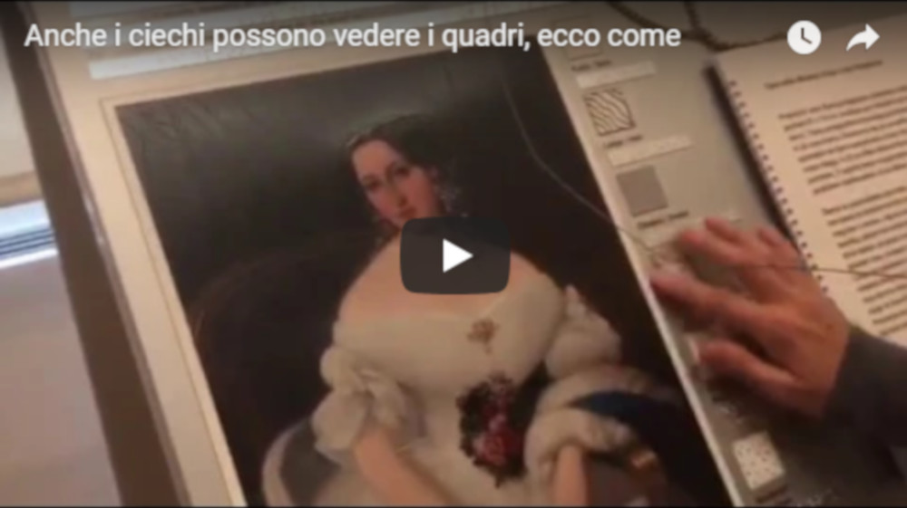Anche i ciechi possono vedere i quadri, ecco&nbsp;come