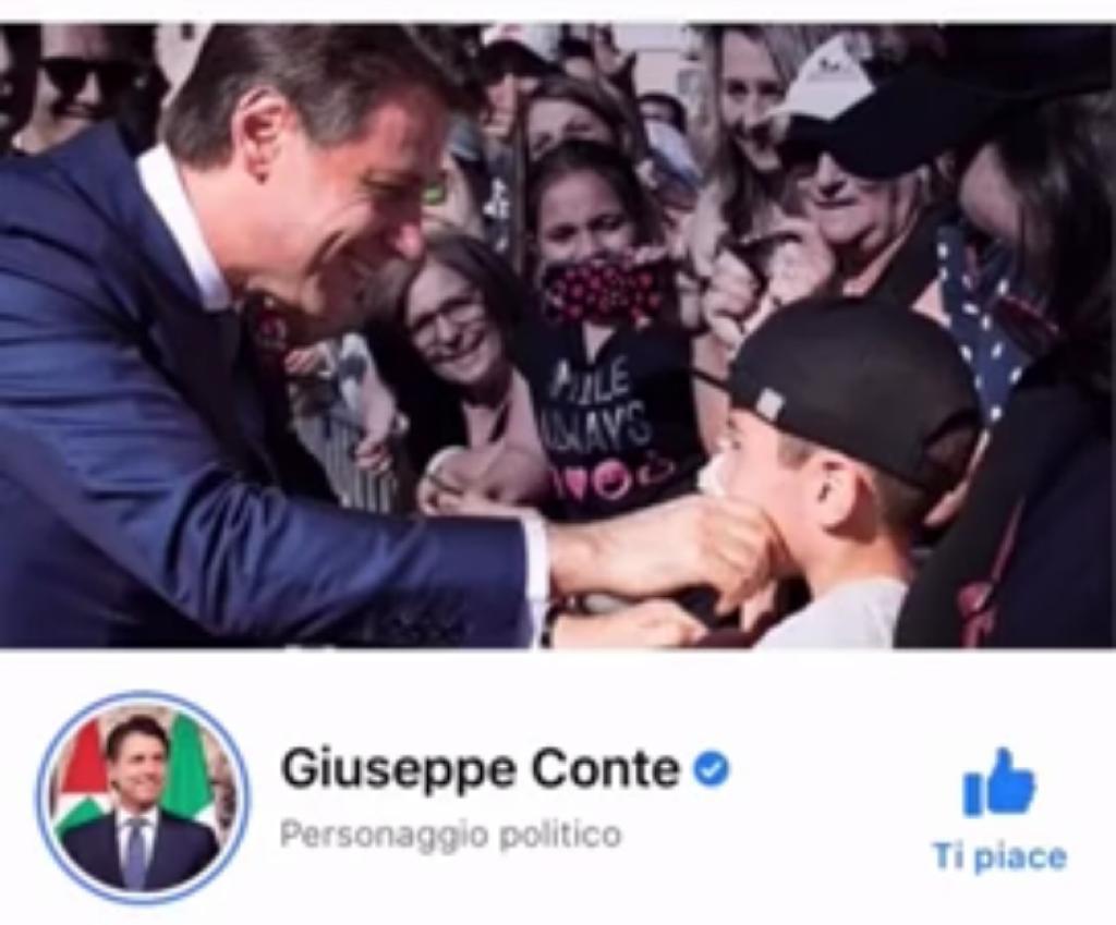 110 fan in 50 secondi: il fenomeno Giuseppe Conte su facebook