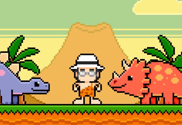 Albano diventa un videogioco e uccide i dinosauri