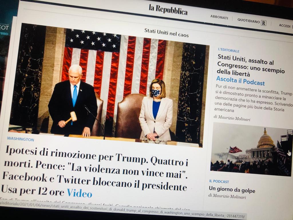 USA, assalto al Congresso e Media: le&nbsp;responsabilità