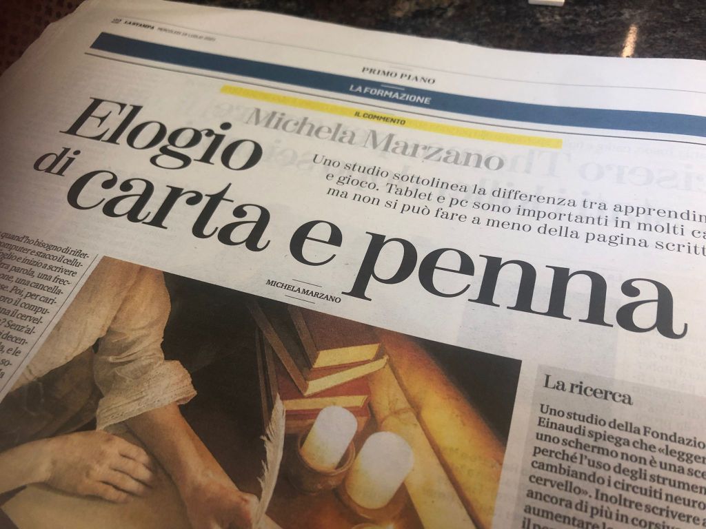 Torniamo all’analogico, ma senza demonizzare il digitale